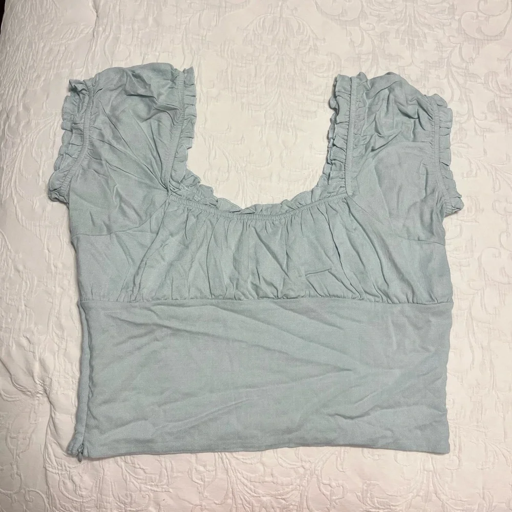 LA Hearts Surplice Bustier Top - Picture 3 of 5